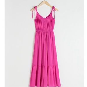 & Other Stories Pink Dress